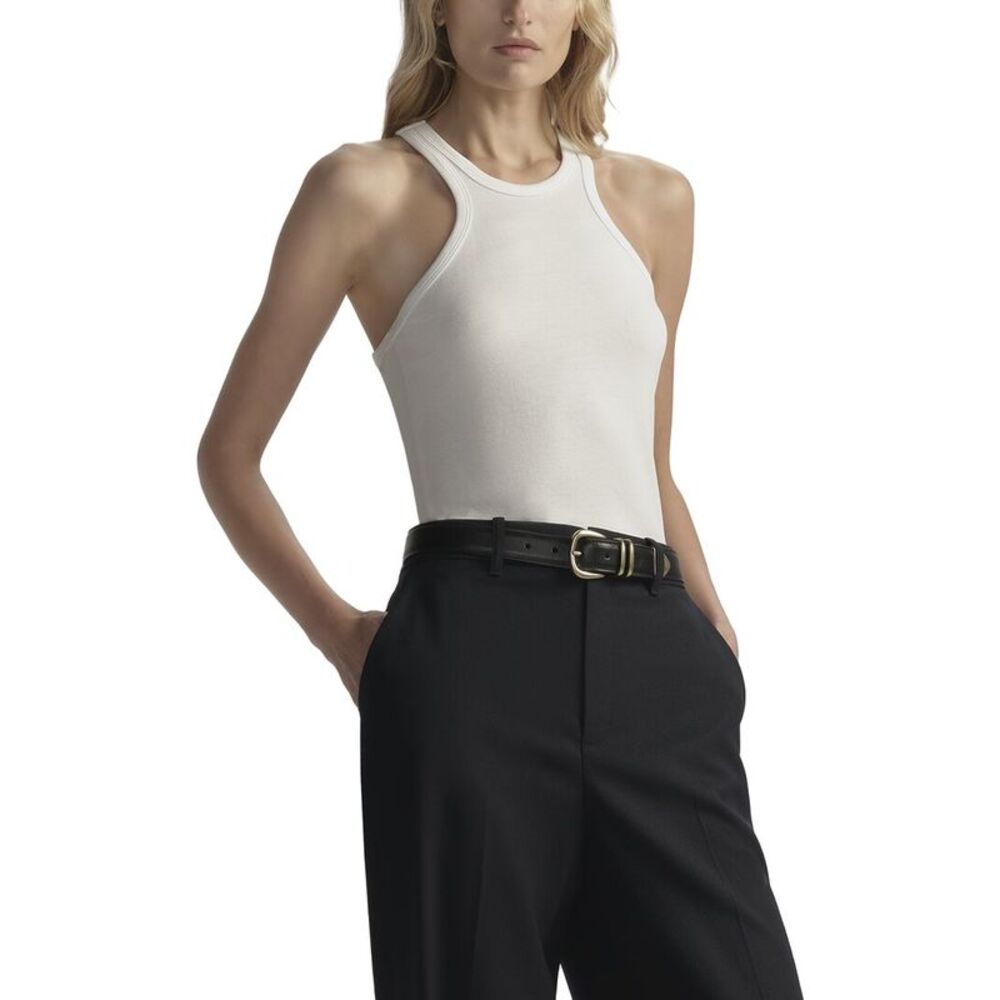 A.L.C. Womens Dean Tank, Ivory